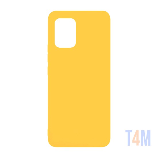 Capa de Silicone para Xiaomi Mi 10 Lite 5g Amarelo